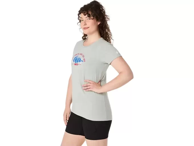 ASICS GSG 77 RETRO KORT ERME T-SKJORTE