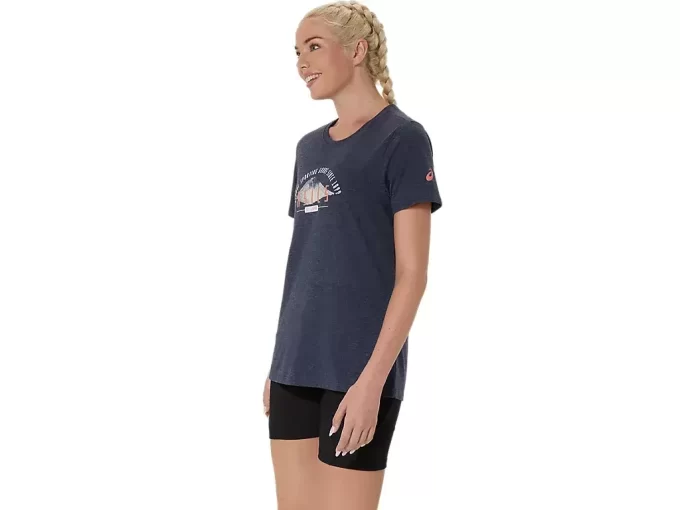 ASICS GSG 77 RETRO KORT ERME T-SKJORTE