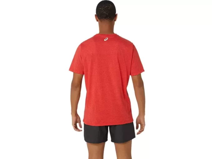 ASICS HIBISCUS SLOGAN T-SKJORTE