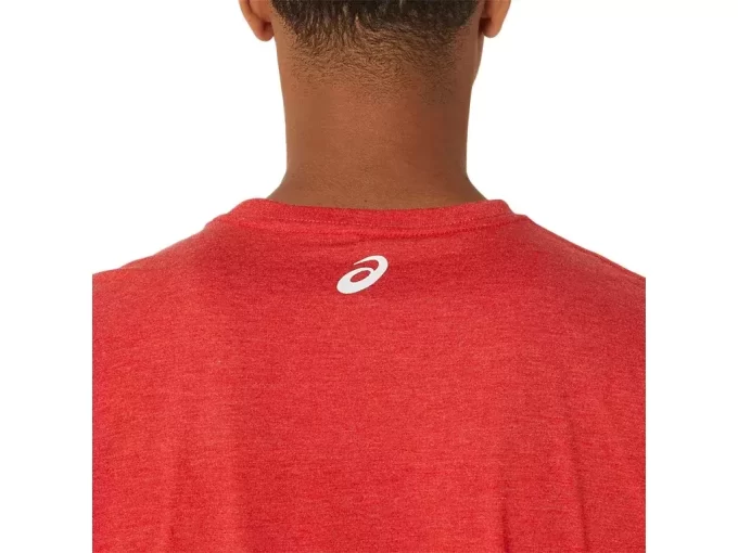 ASICS HIBISCUS SLOGAN T-SKJORTE