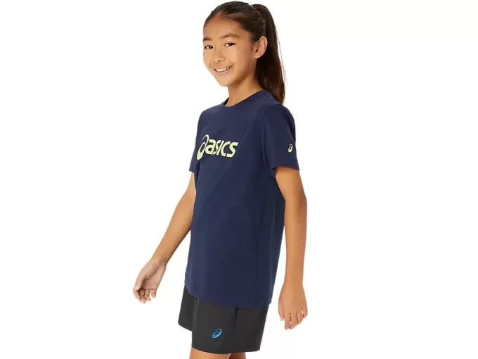 ASICS LOGO KORT ERME T-SKJORTE