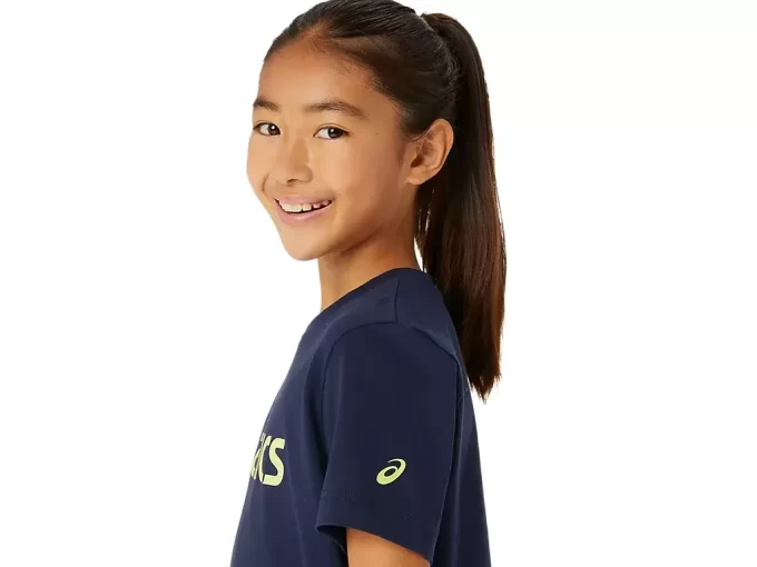 ASICS LOGO KORT ERME T-SKJORTE