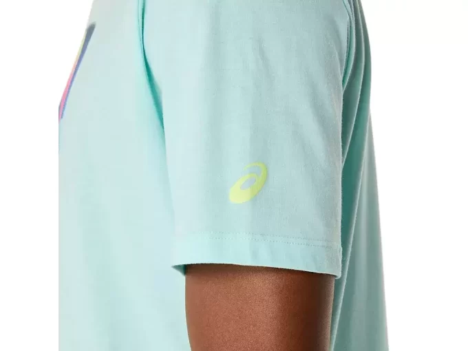 ASICS RETRO SUNSET KORT ERME T-SKJORTE