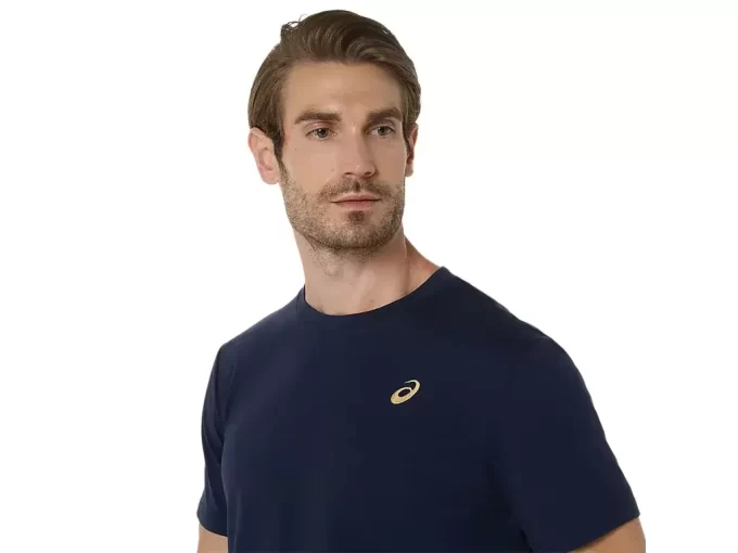 ASICS SPIRAL EMBROIDERY T-SHIRT