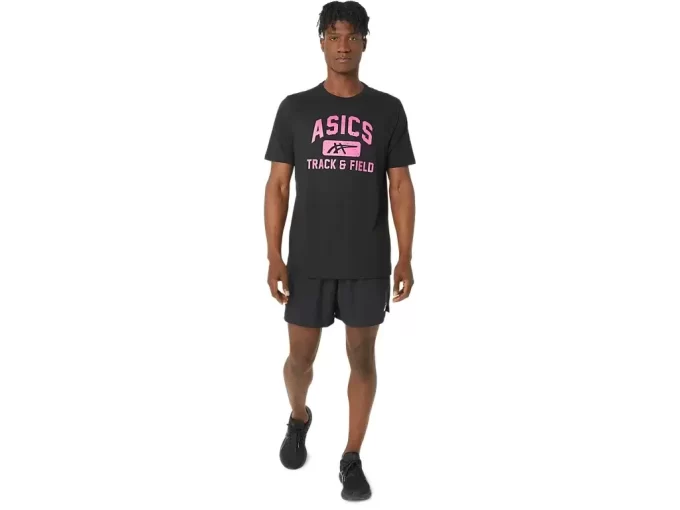 ASICS UNISEX FRITT OG FELTT-T-SHIRT MED GRAFISK UTSTYR
