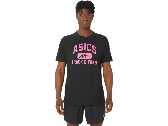 ASICS UNISEX FRITT OG FELTT-T-SHIRT MED GRAFISK UTSTYR