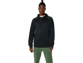 BØRSTET FLEECE-GENSER MED HETTEGENSER