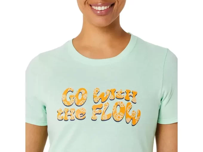 DAME ASICS BALANSERTE KORT ERME T-SKJORTE