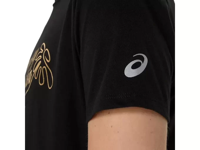 DAME ASICS FOIL KORT ERME T-SKJORTE