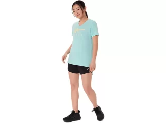 DAME ASICS STRIPER V-HALS