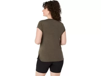 DAME HEATHER TOPP MED CREWN HALS