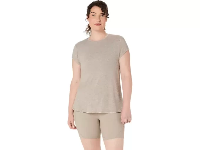 DAME HEATHER TOPP MED CREWN HALS