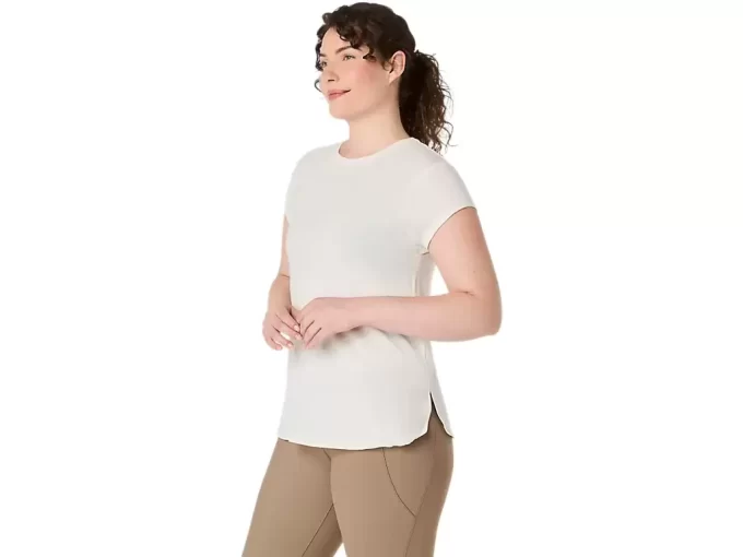 DAME HEATHER TOPP MED CREWN HALS