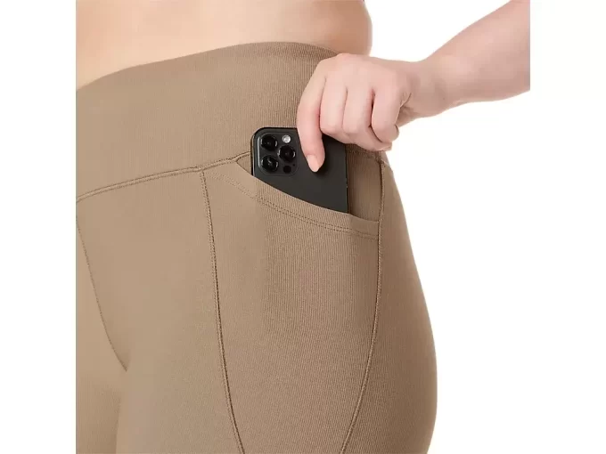 DAME RIBBELT HØY LIV 7/8 TIGHT