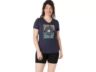 DAME V-HALS MED SOLSIKKESLAG