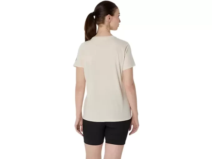 DAMEKORT ERME T-SKJORTE MED V-HALS, EST. 1977