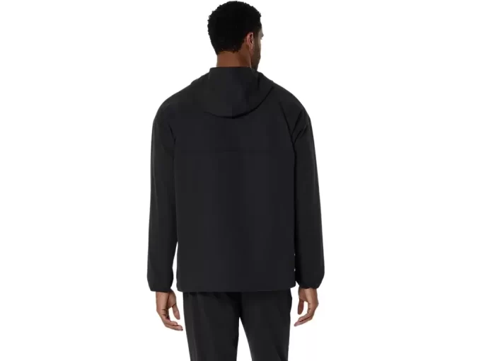 DOBBELT VEVET AVSLAPPET PULL OVER-JAKKE