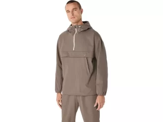 DOBBELT VEVET AVSLAPPET PULL OVER-JAKKE