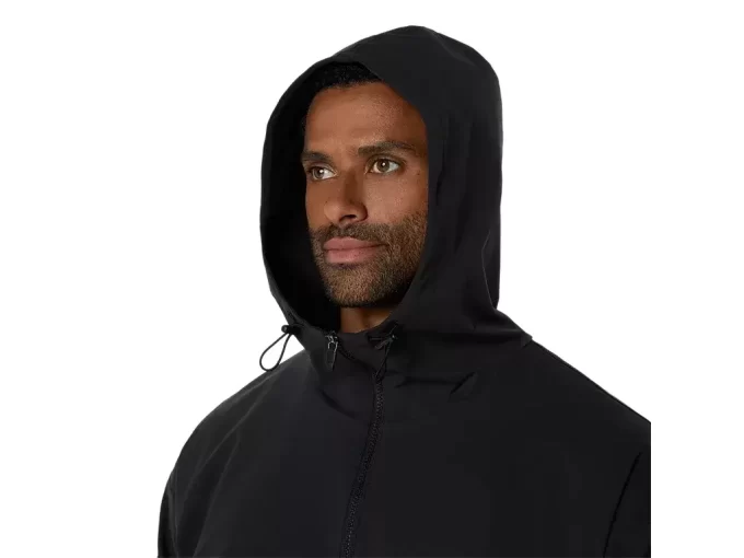 DOBBELT VEVET AVSLAPPET PULL OVER-JAKKE