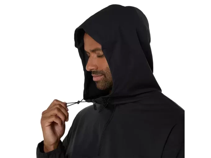 DOBBELT VEVET AVSLAPPET PULL OVER-JAKKE