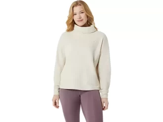 FRENCH TERRY TOPP MED HØY HALS