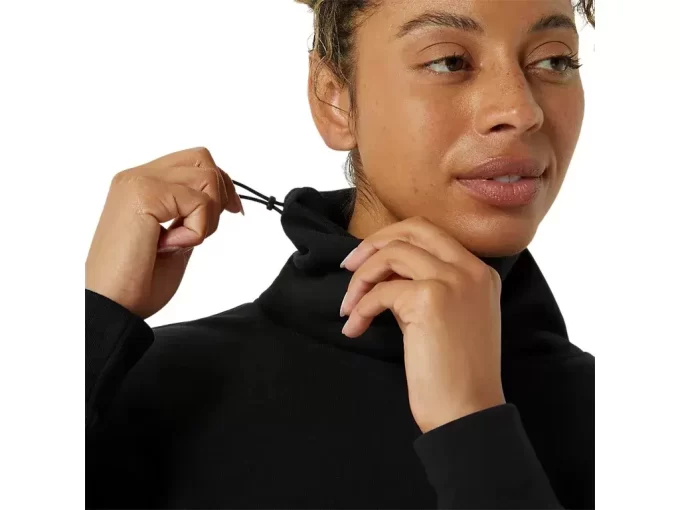 FRENCH TERRY TOPP MED HØY HALS