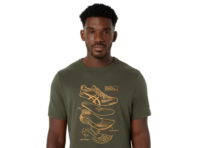 HERRE BLUEPRINT-T-SKJORTE