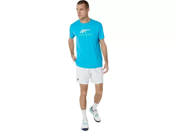 HERRE COURT GRAFISK T-SKJORTE