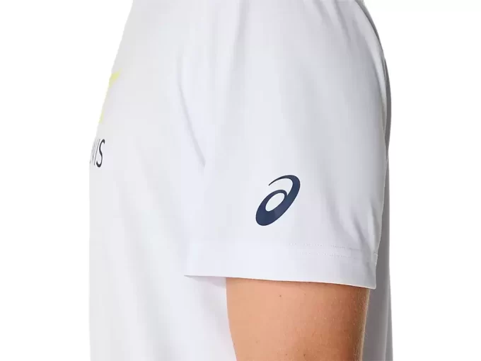 HERRE COURT GRAFISK T-SKJORTE