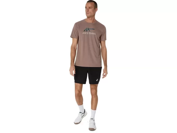 HERRE COURT GRAFISK T-SKJORTE