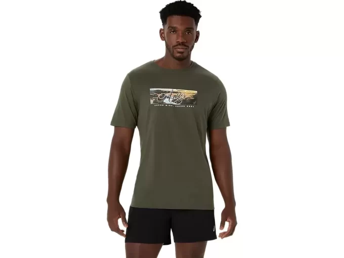 HERRE LAND-T-SKJORTE FOR FJELL