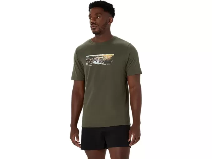 HERRE LAND-T-SKJORTE FOR FJELL