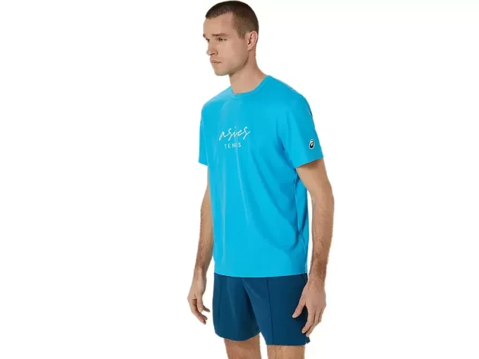 KLASSISK HERRE-T-SKJORTE MED GRAFISK