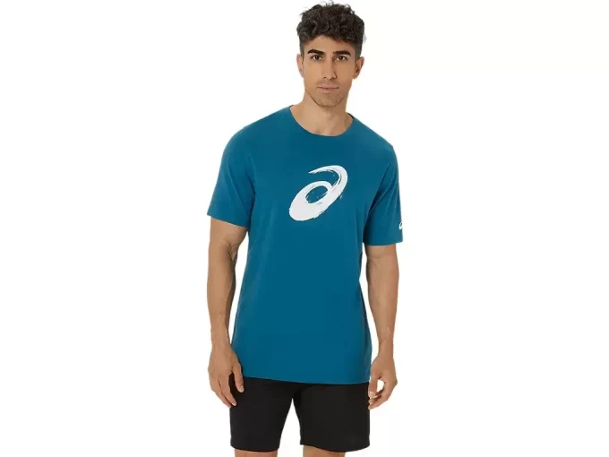 Kortermet t-skjorte med pensel