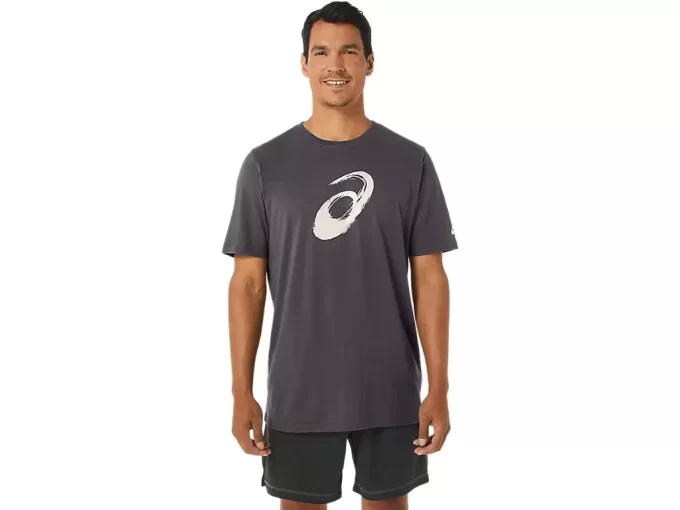 Kortermet t-skjorte med pensel