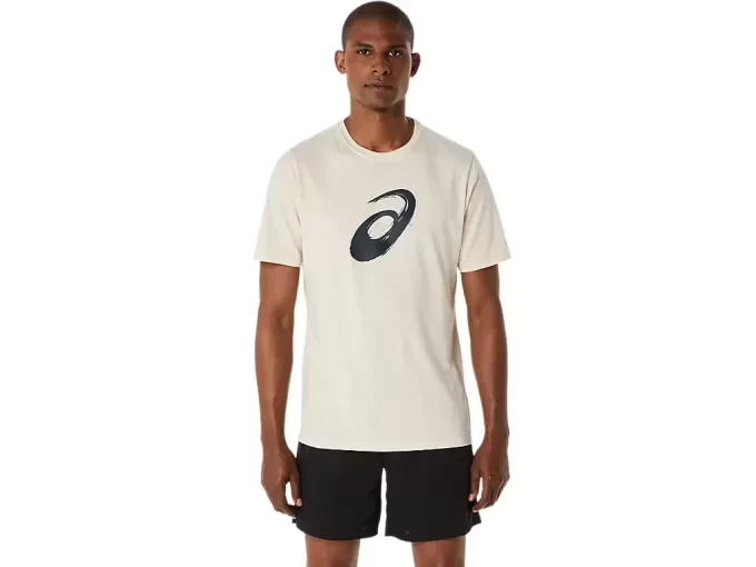 Kortermet t-skjorte med pensel