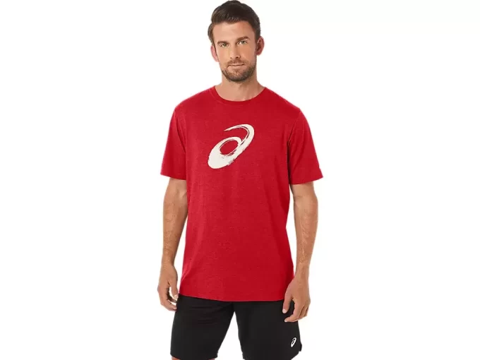 Kortermet t-skjorte med pensel