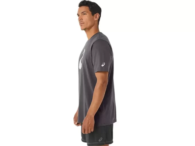 Kortermet t-skjorte med pensel