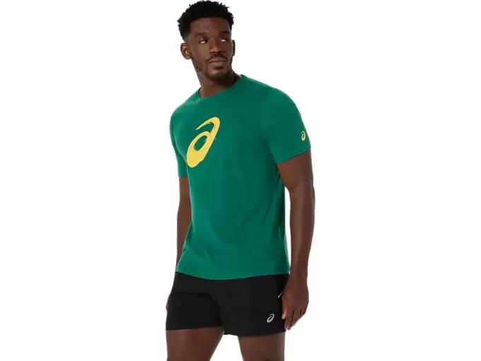 Kortermet t-skjorte med pensel