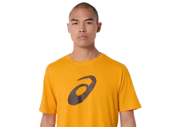 Kortermet t-skjorte med pensel