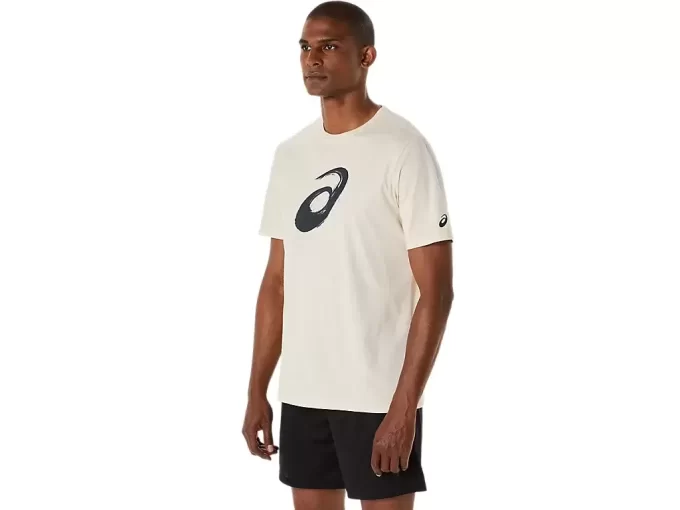 Kortermet t-skjorte med pensel