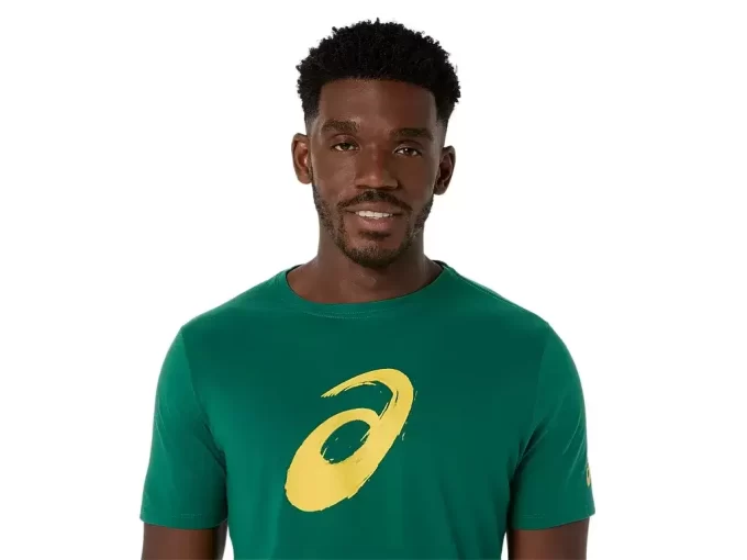 Kortermet t-skjorte med pensel