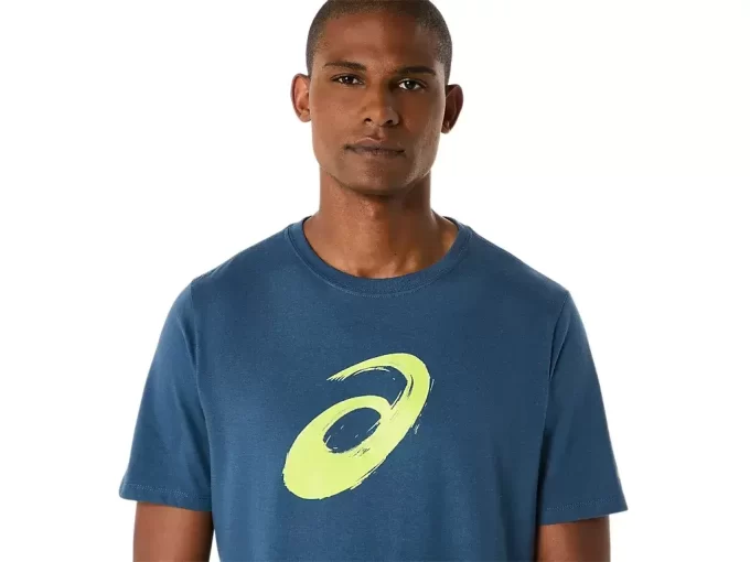 Kortermet t-skjorte med pensel