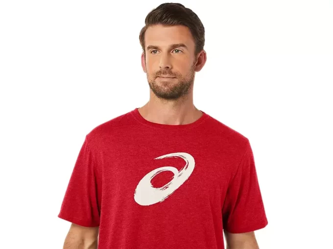 Kortermet t-skjorte med pensel