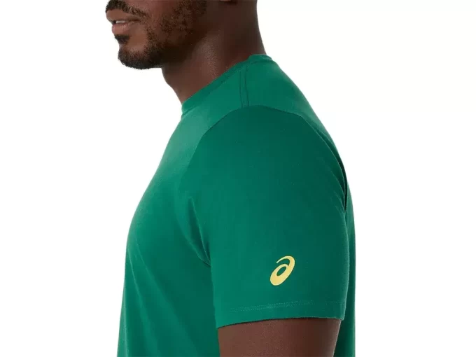 Kortermet t-skjorte med pensel