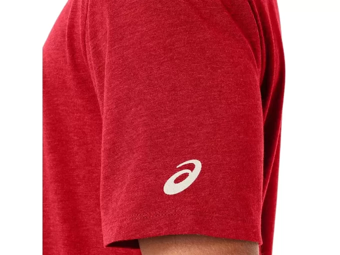 Kortermet t-skjorte med pensel