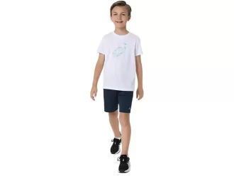 SPIRAL GRAFISK KORT ERME T-SKJORTE