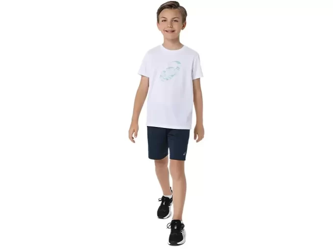 SPIRAL GRAFISK KORT ERME T-SKJORTE