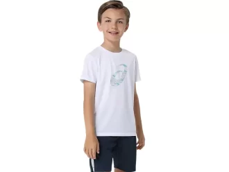 SPIRAL GRAFISK KORT ERME T-SKJORTE