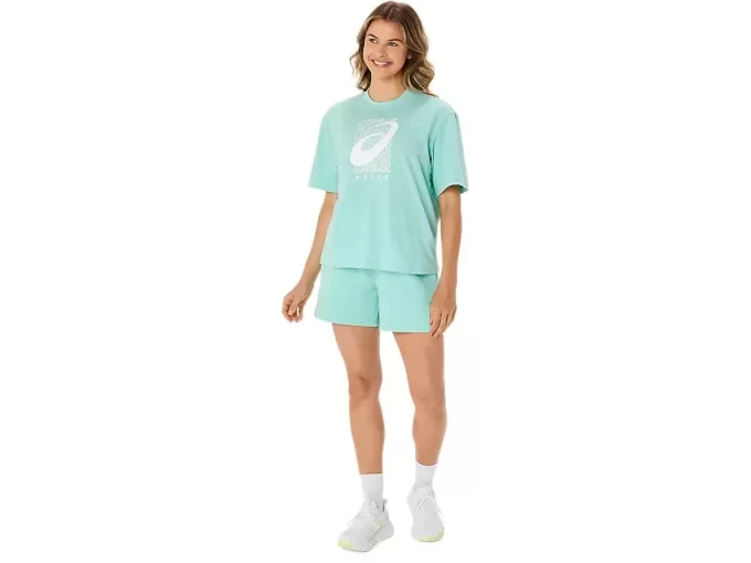 TRENINGSKJERNEN ASICS SPIRAL GRAPHIC RELAXED T-SKJORTE